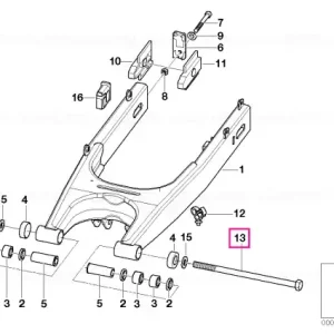 Osie, part oscilant - BMW Motorrad Discount