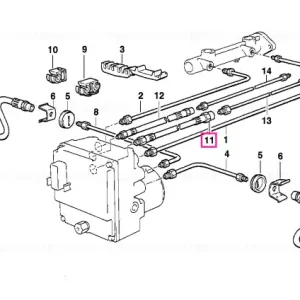 Cumpărături sigure Furtun frână M12X1 - BMW