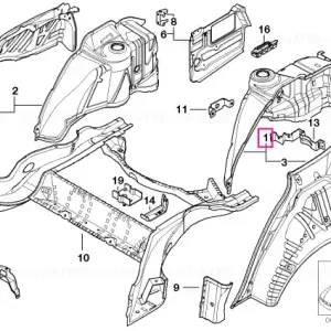 카바 roată spate stânga BASIS - BMW Premium