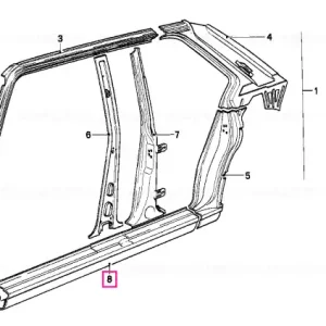 Discount Capac protecție stânga - BMW