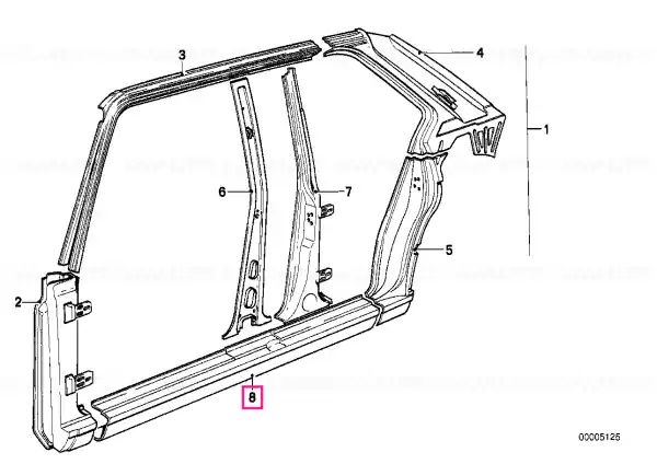 Discount Capac protecție stânga - BMW