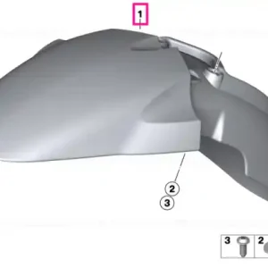 Chilipir Protector roată față inferior SCHWARZ - BMW Motorrad