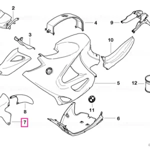 Bestseller Apărătoare roată față ORIENTBLAU-MET. - BMW Motorrad