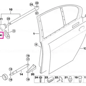 Transport gratuit Suport arc pneumatic dreapta - BMW