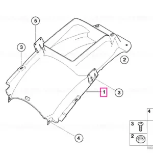Premium Acoperire roată spate - BMW Motorrad