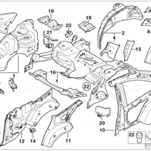Reducere extra Stâlp exterior C drept - BMW