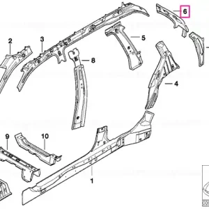 Reducere de preț Stâlp interior D stâng - BMW