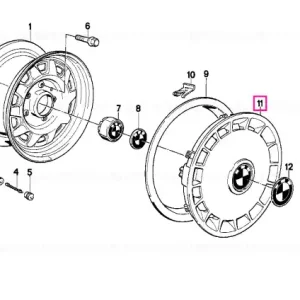 Capac roată D=392MM - BMW Cumpără online