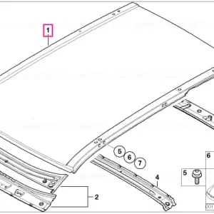 Retur gratuit Panou plafon pentru plafon panoramic - BMW