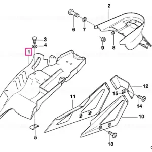 Capac roată spate SCHWARZ - BMW Motorrad Reducere extra