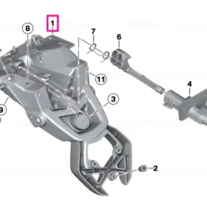 Suport tablă înmatriculare - BMW Motorrad Cel mai vândut