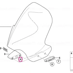 Surub cu cap cilindric M6X25 - BMW Motorrad Retur gratuit