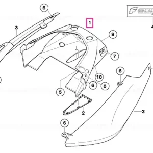 Ornament spate - BMW Motorrad Livrare gratuită