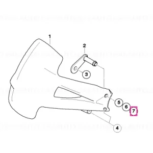 Lichidare de stoc Șurub ISA M6X65 - BMW Motorrad