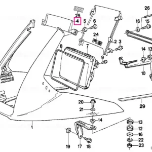 Deflectoare aerodinamic negru - BMW Motorrad Reducere extra