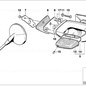 Reducere specială Sticlă oglindă montată - BMW Motorrad