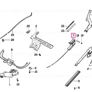 Preț mic Piesă glisantă dreapta RECHTS - BMW Motorrad
