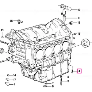 Șurub cilindric M6X25 - BMW Motorrad Chilipir