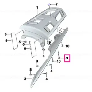 Șurub cilindric flanșat M6X50 - BMW Motorrad Lichidare de stoc