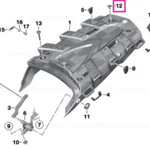 Ultima șansă Șurub cilindric flanșat M6X16 - BMW Motorrad