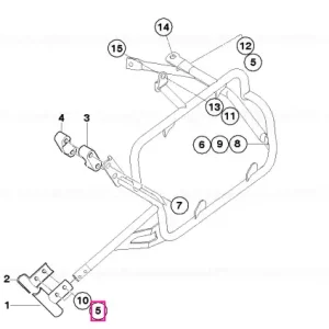 Șurub cilindric M5X30MM - BMW Motorrad Transport gratuit