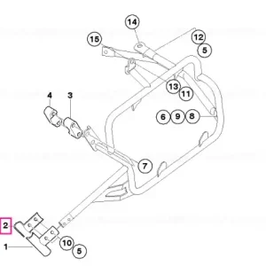 Ofertă exclusivă Kit clemă țeavă dreapta - BMW Motorrad