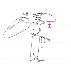 Preț mic Capac roată față, spate SCHWARZ - BMW Motorrad