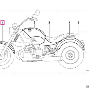 Apărătoare față grund - BMW Motorrad Retur gratuit