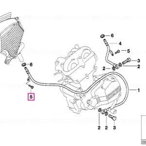 Șurub ISA șaibă M5X16-Z1-ZNS - BMW Motorrad Cumpără online