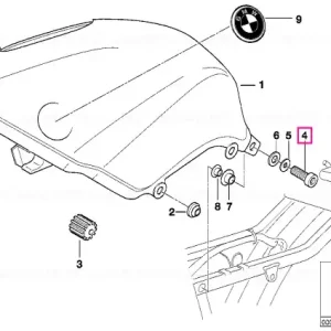 Cumpără online Șurub ISA M6X35MM - BMW Motorrad