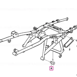 Șurub ISA M10X40-8.8-ZNS3 - BMW Motorrad Reducere extra