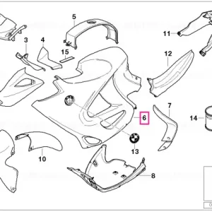 Panou ornamental dreapta ORIENTBLAU-MET ORIENTBLAU-MET. - BMW Motorrad Reducere specială