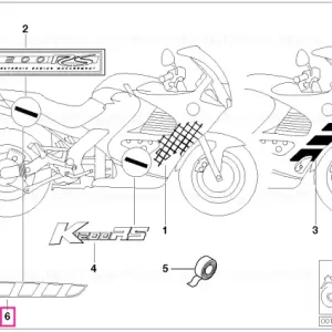 Autocolant SW/SI/WS - BMW Motorrad Cumpără acum