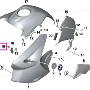 Piulita clip C - BMW Motorrad Retur ușor