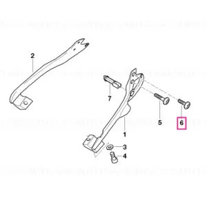Ofertă de sezon Surub cap oval negru M5X16 - BMW Motorrad