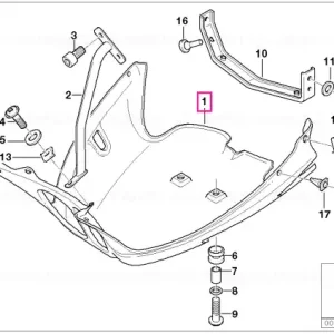 Ofertă specială Spoiler motor NEGRU SCHWARZ - BMW Motorrad
