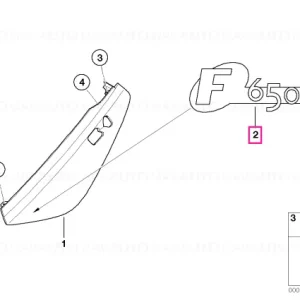 Ofertă Autocolant F650CS DGR/WS/DGR - BMW Motorrad