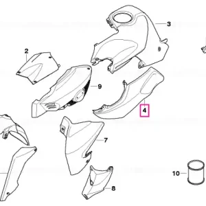 Ofertă Panou ornamental lateral dreapta - BMW Motorrad