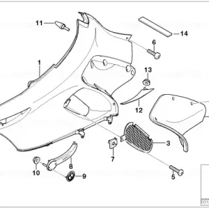 Plată securizată Protector genunchi stânga GREIGE - BMW Motorrad