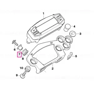 Bucsa DI=7 L=8.5 - BMW Motorrad Retur gratuit