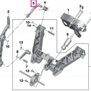 Discount Brat oscilant lung stânga - BMW Motorrad