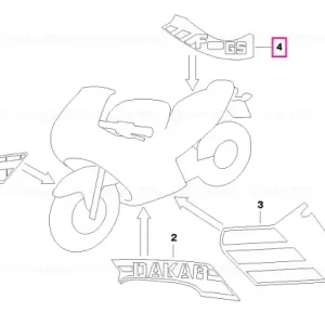 Reducere Autocolant dreapta F650GS - BMW Motorrad