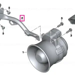 Retur ușor Suport sistem atingere, stânga - BMW Motorrad