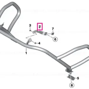 Consolă fixare dreapta - BMW Motorrad Retur ușor