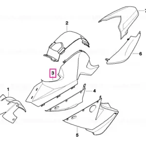 Bestseller Panou sus stânga GRAPHITAN2 MET. - BMW Motorrad