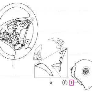 Cel mai vândut Modul Airbag șofer - BMW