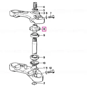 Disponibil imediat Piuliță canelată - BMW Motorrad