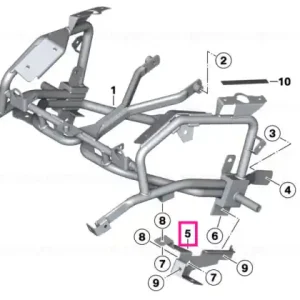 Super ofertă Suport panou ornamental rezervor dreapta - BMW Motorrad