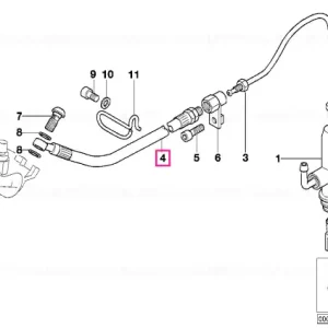 Ofertă specială Furtun de frână L=300MM - BMW Motorrad