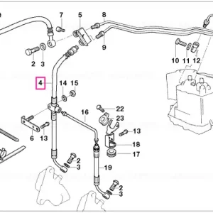 Furtun de frână ABS L=605MM ABS/L=605MM - BMW Motorrad Cel mai bun preț